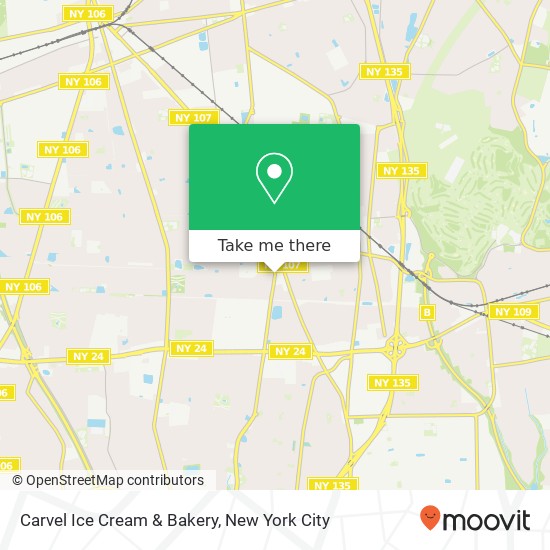 Carvel Ice Cream & Bakery map