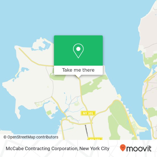 Mapa de McCabe Contracting Corporation