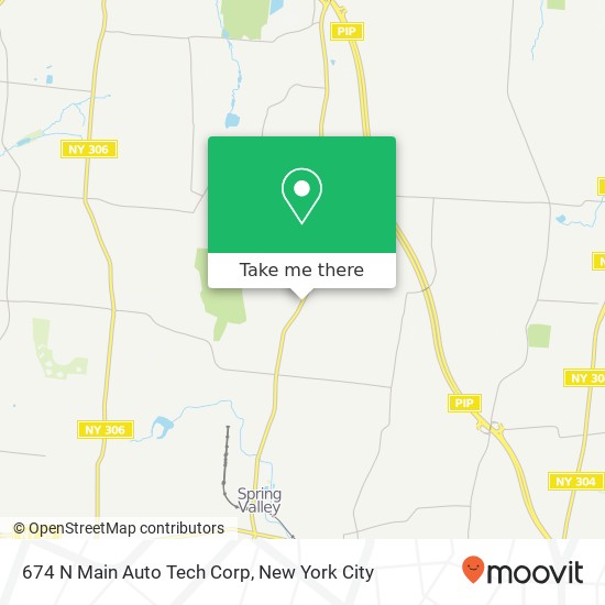 Mapa de 674 N Main Auto Tech Corp