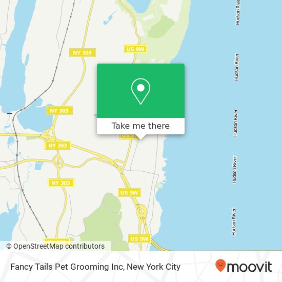 Mapa de Fancy Tails Pet Grooming Inc