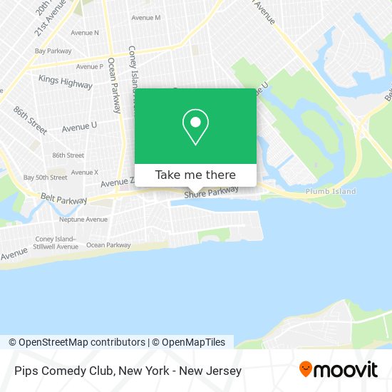Pips Comedy Club map