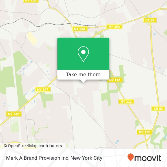 Mapa de Mark A Brand Provision Inc