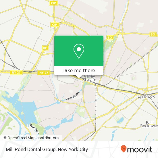 Mill Pond Dental Group map