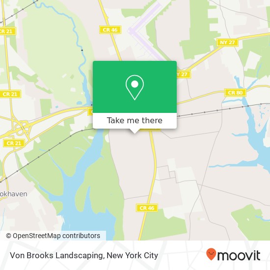 Von Brooks Landscaping map