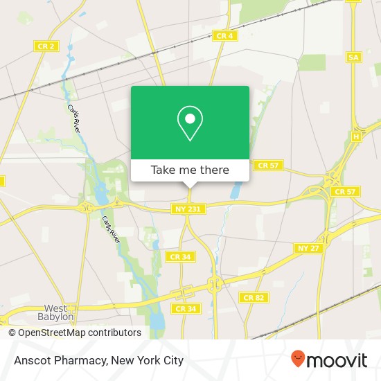 Mapa de Anscot Pharmacy