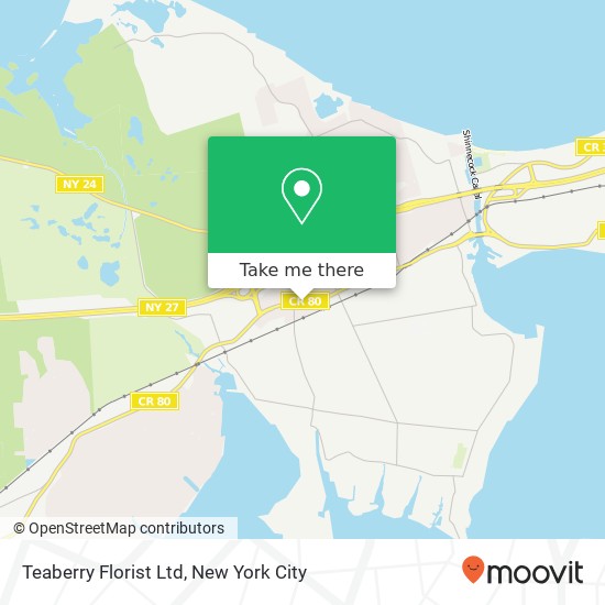 Teaberry Florist Ltd map