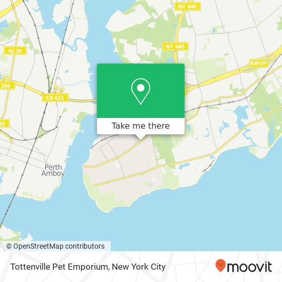 Tottenville Pet Emporium map
