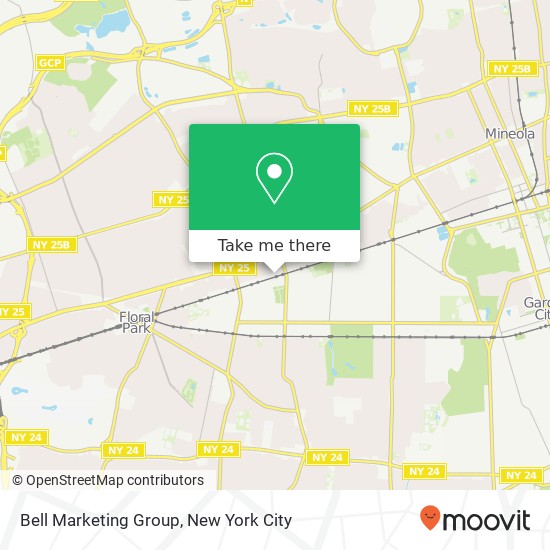 Mapa de Bell Marketing Group