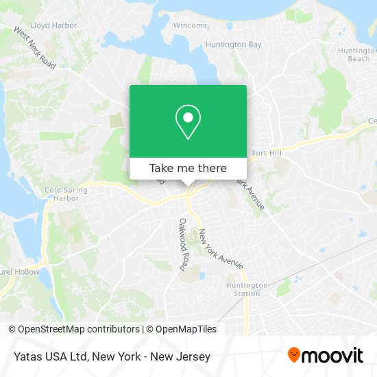 Yatas USA Ltd map