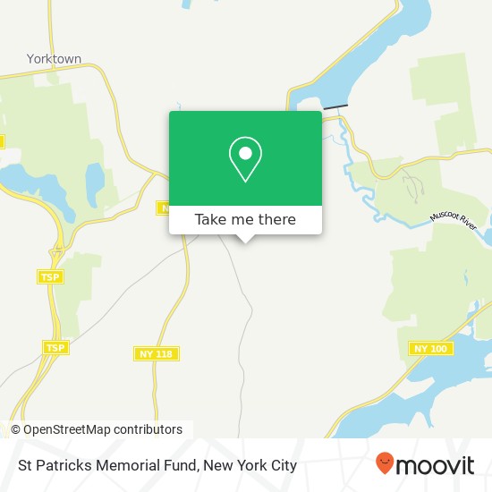 St Patricks Memorial Fund map
