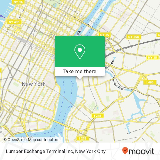 Mapa de Lumber Exchange Terminal Inc