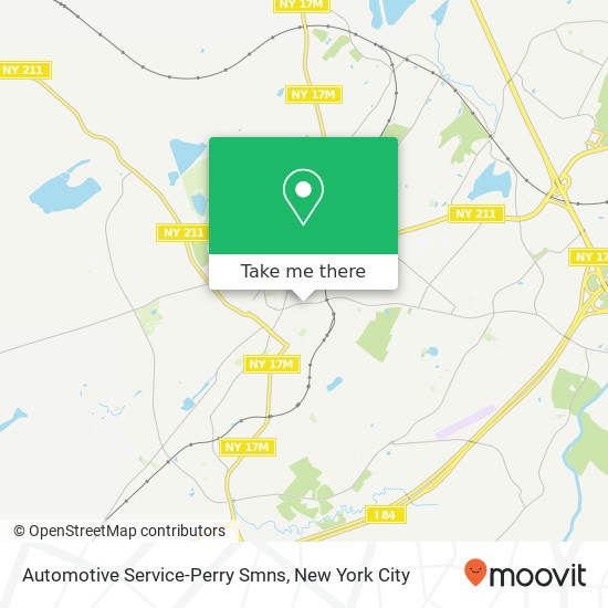 Mapa de Automotive Service-Perry Smns