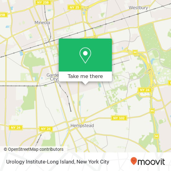 Urology Institute-Long Island map