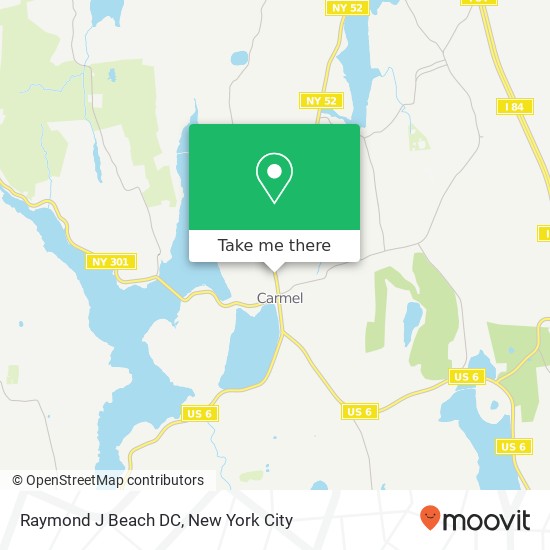 Mapa de Raymond J Beach DC