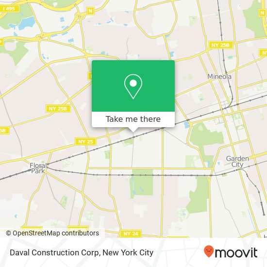 Mapa de Daval Construction Corp