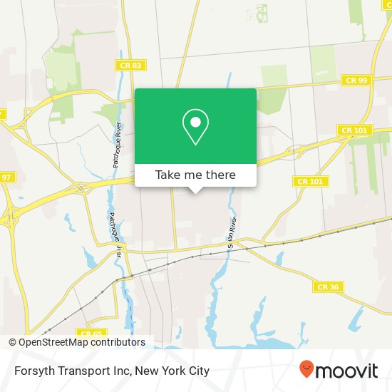 Forsyth Transport Inc map