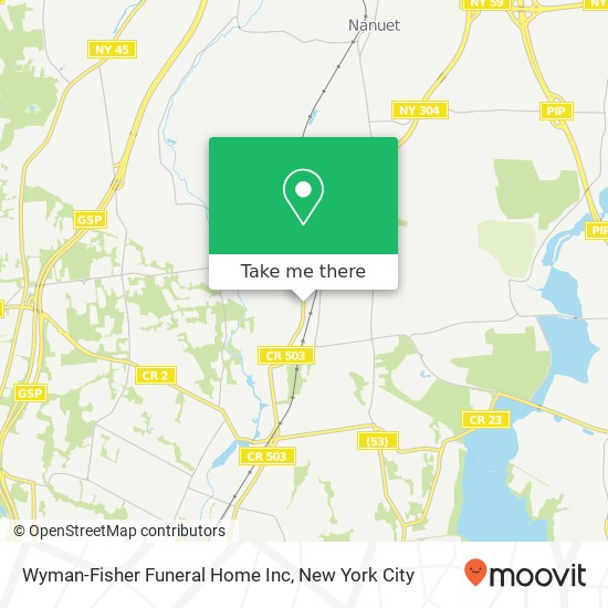 Mapa de Wyman-Fisher Funeral Home Inc