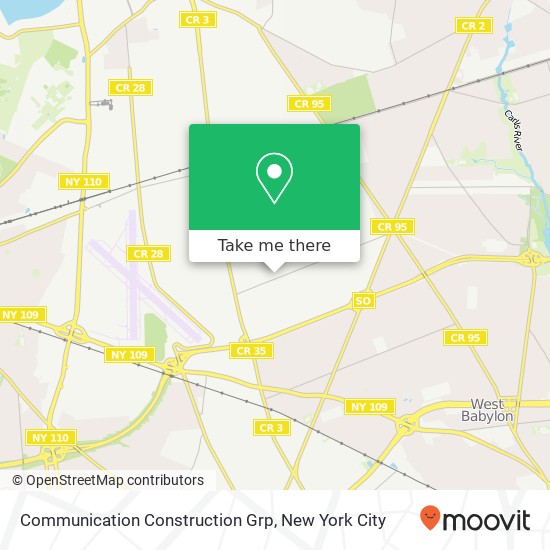 Communication Construction Grp map