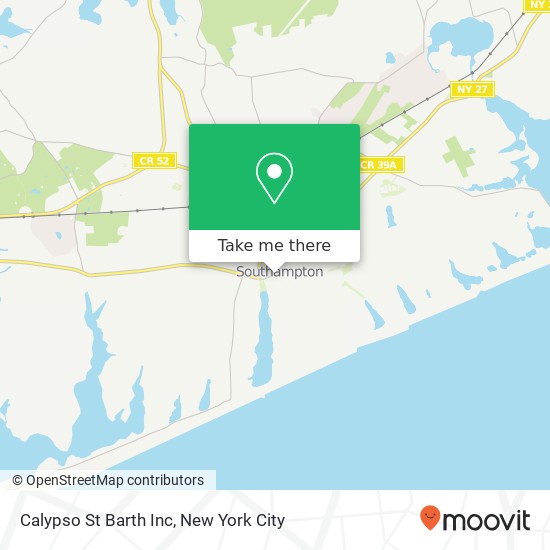 Mapa de Calypso St Barth Inc
