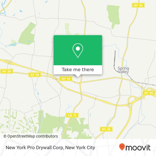 Mapa de New York Pro Drywall Corp