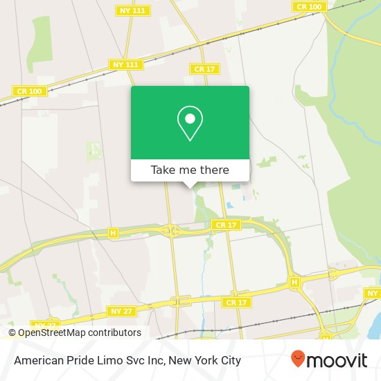 American Pride Limo Svc Inc map