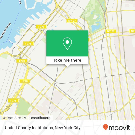 United Charity Institutions map