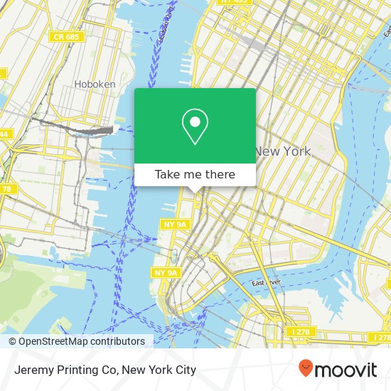 Mapa de Jeremy Printing Co