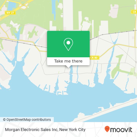 Morgan Electronic Sales Inc map
