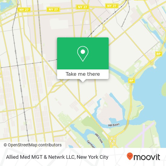 Allied Med MGT & Netwrk LLC map