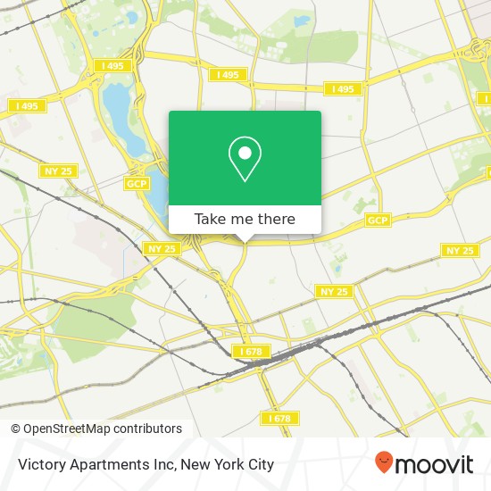 Victory Apartments Inc map