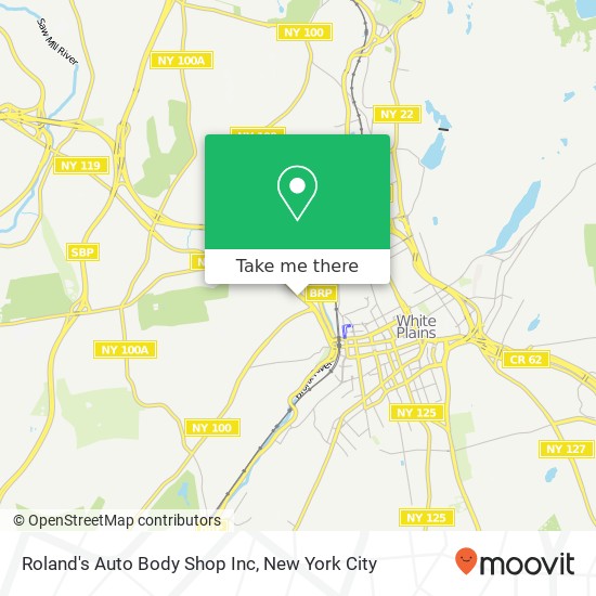 Roland's Auto Body Shop Inc map