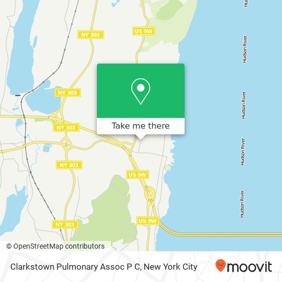 Clarkstown Pulmonary Assoc P C map