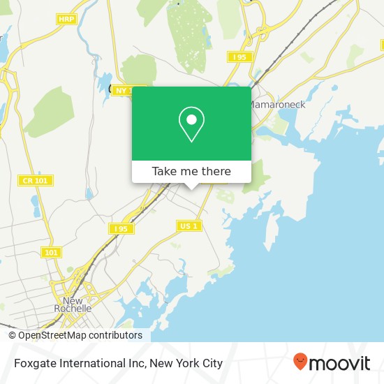 Foxgate International Inc map