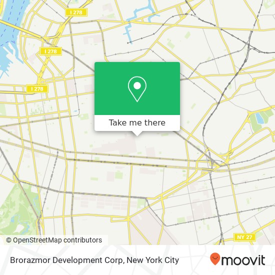 Brorazmor Development Corp map