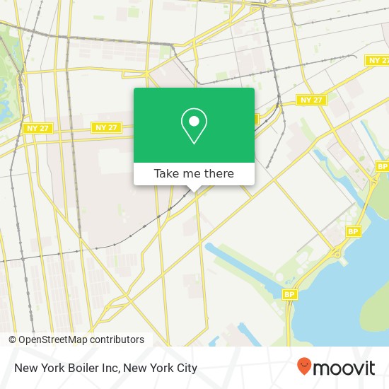 Mapa de New York Boiler Inc