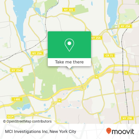 Mapa de MCI Investigations Inc