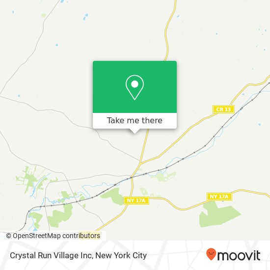Crystal Run Village Inc map