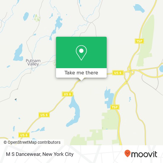 M S Dancewear map