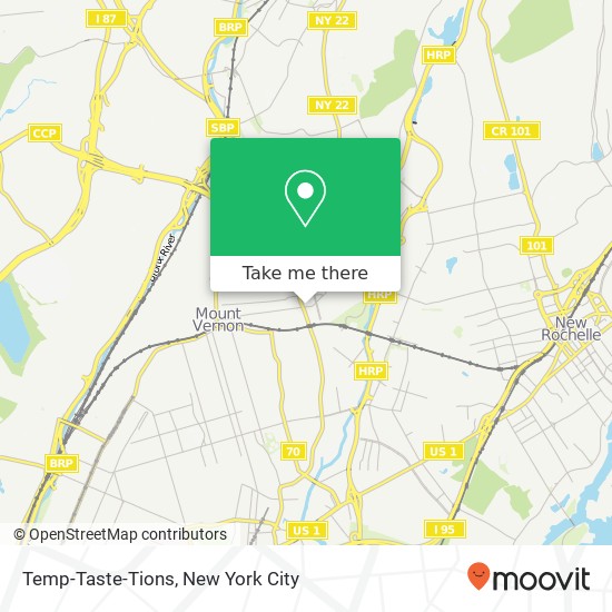 Temp-Taste-Tions map