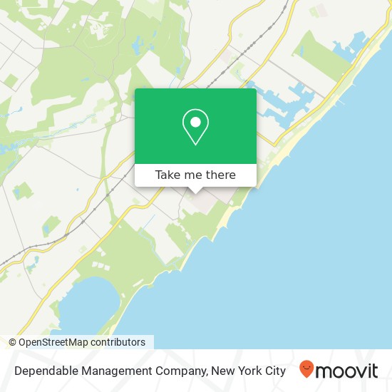 Dependable Management Company map