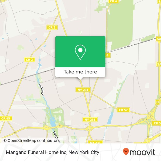 Mapa de Mangano Funeral Home Inc