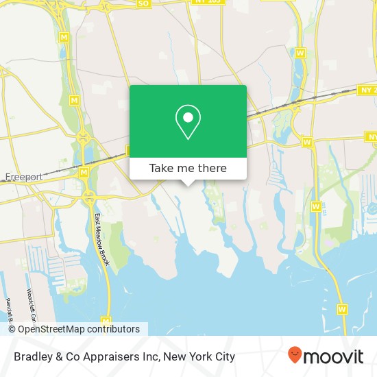 Bradley & Co Appraisers Inc map