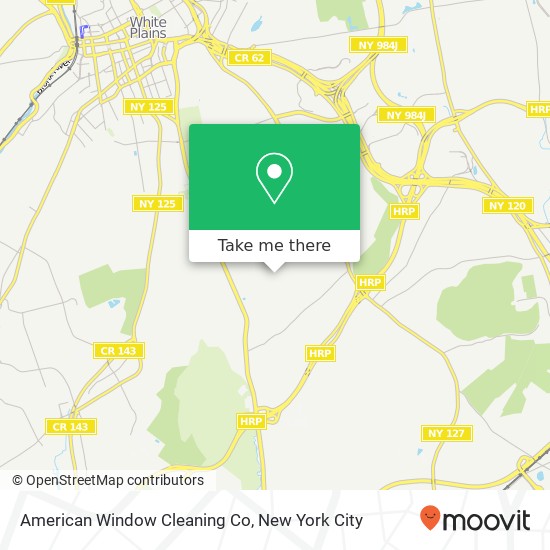 Mapa de American Window Cleaning Co