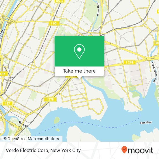 Verde Electric Corp map