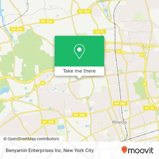 Mapa de Benyamin Enterprises Inc