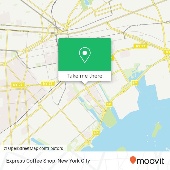 Express Coffee Shop map