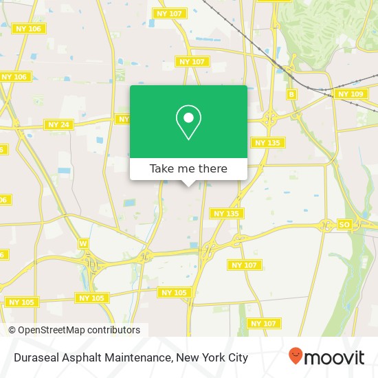 Duraseal Asphalt Maintenance map