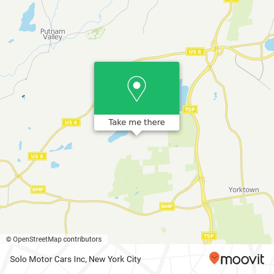 Solo Motor Cars Inc map