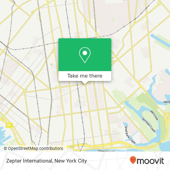 Mapa de Zepter International