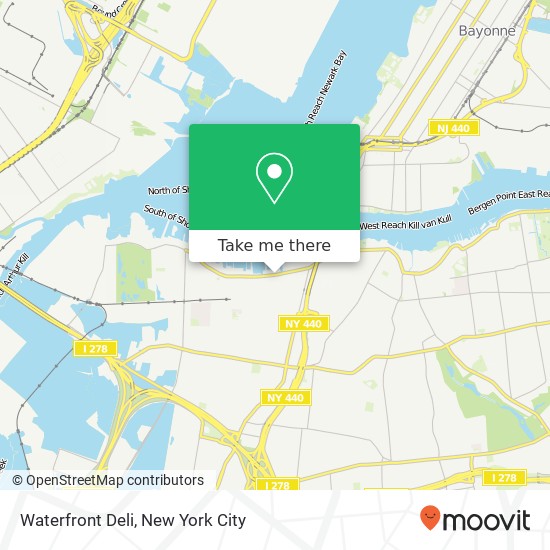 Mapa de Waterfront Deli